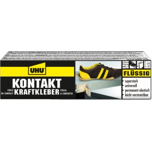 Uhu Kontakt Kraftkleber flüssig, 42g, für Metall, Glas, Holz und Kunststoffe.