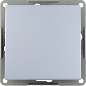 OBI Kreuzschalter Virgo Silber für die Unterputzmontage im Innenbereich.