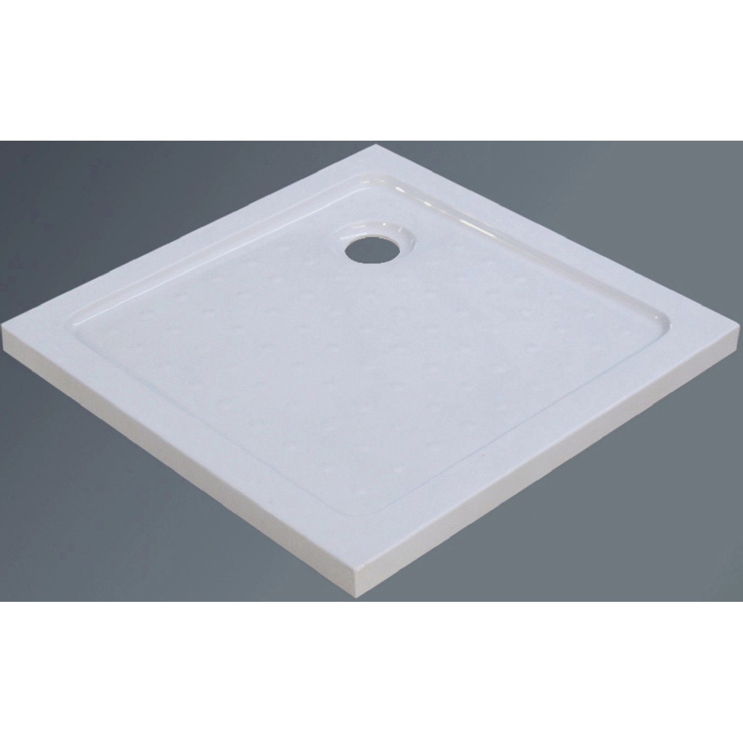 Sanotechnik Duschwanne Venus, 90x90 cm, quadratisch, weiß, aus Acryl mit Rutschhemmung.