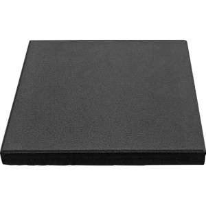 Anthrazitfarbene Terrassenplatte Classic, gestrahlt, 40x40x3,8 cm. Ideal für Terrasse und Garten.