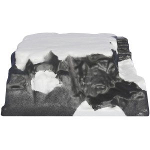 My Village Basis Dorf XS, 25x22cm, für Weihnachtsdekoration, mit Schnee bedeckt.