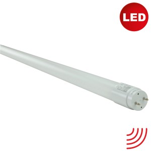 Weiße E2 Elektro LED-Leuchtstofflampe 18W mit Sensor, 120cm. LED Röhre für Innenräume.