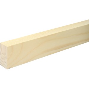 Rohe, astreine Fichte/Kiefer Flachleiste (29x60x2400mm) von FN Neuhofer.