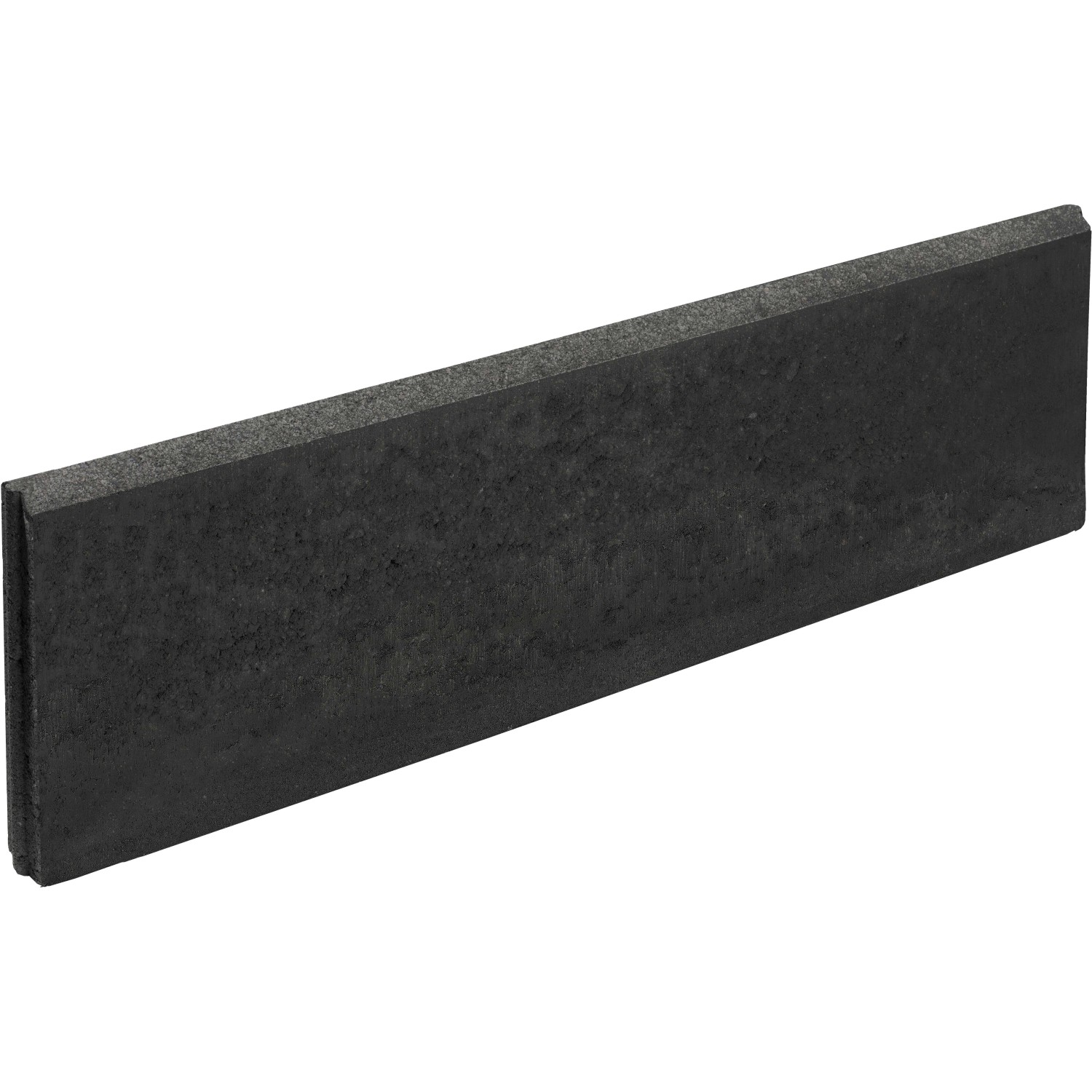 Anthrazit Randstein, 100x25x5 cm, zur Beetbegrenzung und Gartengestaltung.