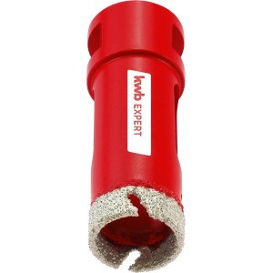 kwb Fliesenbohrer M14, 25 mm Durchmesser, für Winkelschleifer, zum Trockenschnitt von Fliesen.