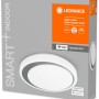 Verpackung der Ledvance Smart+ WiFi Deckenleuchte Orbis Moon, weiß-silber, Ø 48cm, Tunable White.
