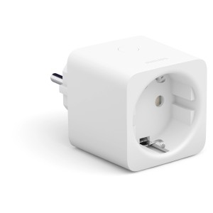 Weiße Philips Hue SmartPlug Steckdose für das Hue Lichtsystem.