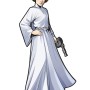 Star Wars Fototapete: Prinzessin Leia mit Blaster, selbstklebend, für Kinderzimmer.