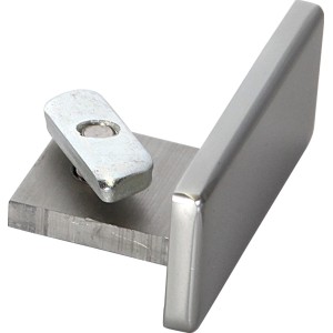 Endkappe aus Aluminium für Handlauf, Zubehör für Treppen und Geländer.