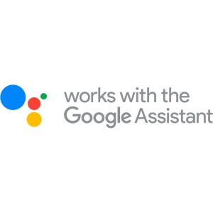 „Works with Google Assistant“-Logo für Schellenberg Funk-Handsender