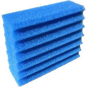 Blauer, grober Heissner Filterschwamm für Teichfilter-Kartusche, geeignet für FPU10100 u.a.