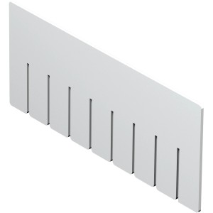 Eurobox-System Abtrenner Weiß 25,7 cm x 11 cm