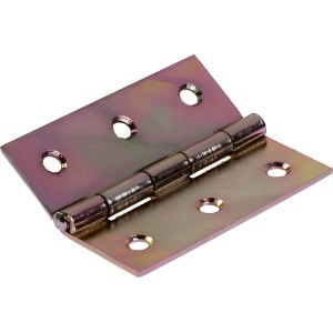 Scharnier Halbbreit Gelb Verzinkt 60 mm x 46 mm
