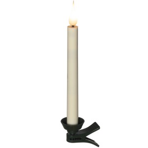 Konstsmide LED Baumkerze Slim Line mit Fernbedienung für Innen, warmweiß.