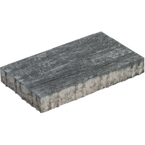 Diephaus Terrassenplatte Ruda Quarzit mit Holzstruktur, 60x30x4 cm, für Gehwege und Terrassen.