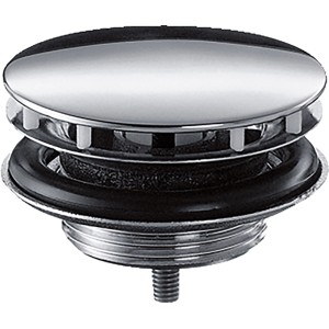 Hansgrohe Ablaufventil, nicht verschließbar, Chrom für Waschbecken ohne Überlauf.