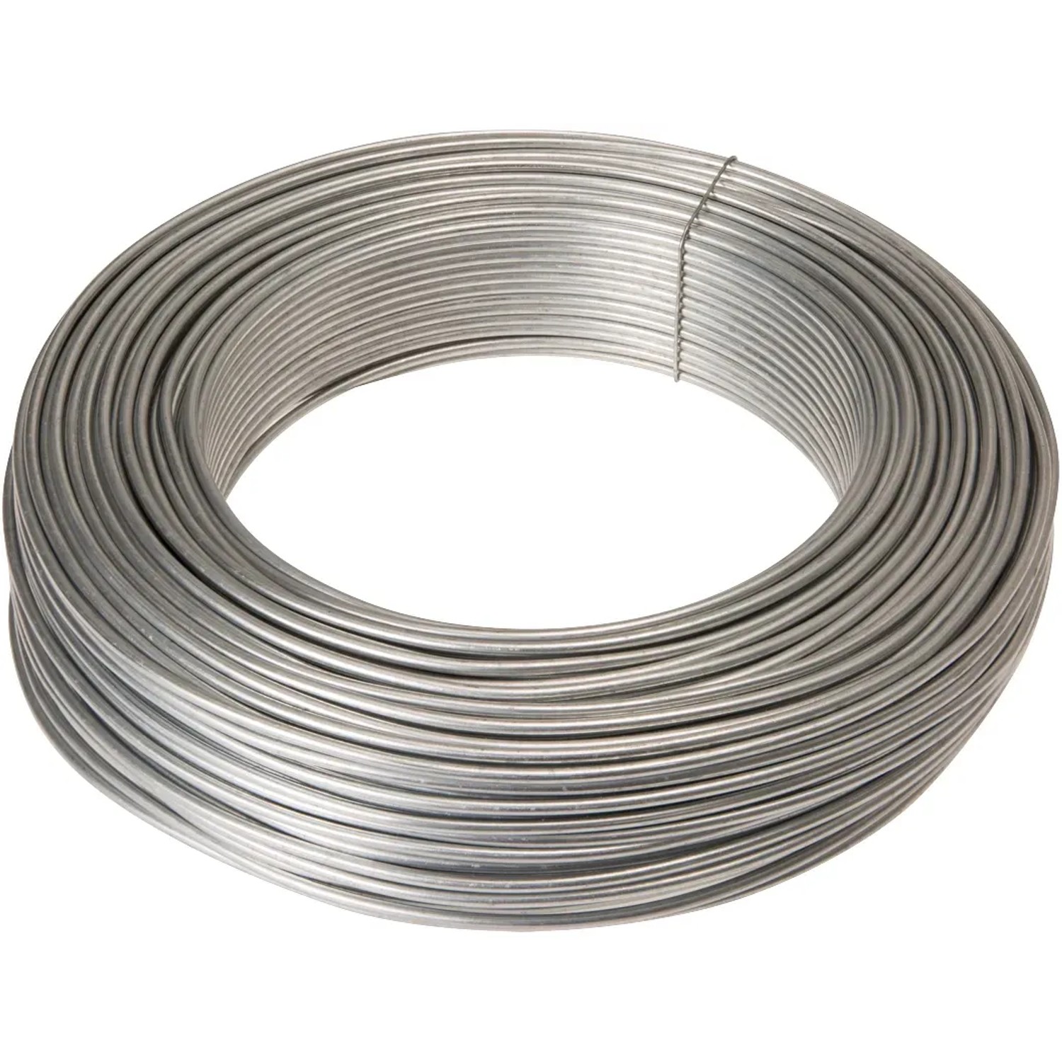 VOSS.farming Spanndraht 280m x 3,8mm, hochwertiger verzinkter Stahldraht für diverse Zäune