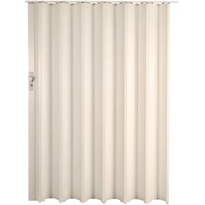 Falttür Axia in Esche Weiß, 84x205 cm, platzsparende Tür für den Innenbereich.