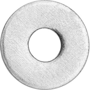 Verzinkte LUX Karosseriescheibe, Ø 17x50 mm, für stabile Kraftverteilung, 50 Stück.