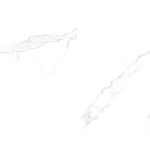 Bodenfliese Statuario Classic Feinsteinzeug Weiß Poliert 60 cm x 60 cm