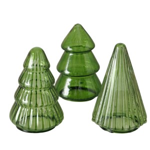 Boltze Deko-Aufsteller Tovla 3-fach Sortiert Grün