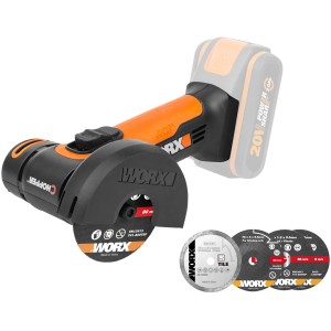 Worx 20 V Akku-Mini-Winkelschleifer WX801.9 Solo