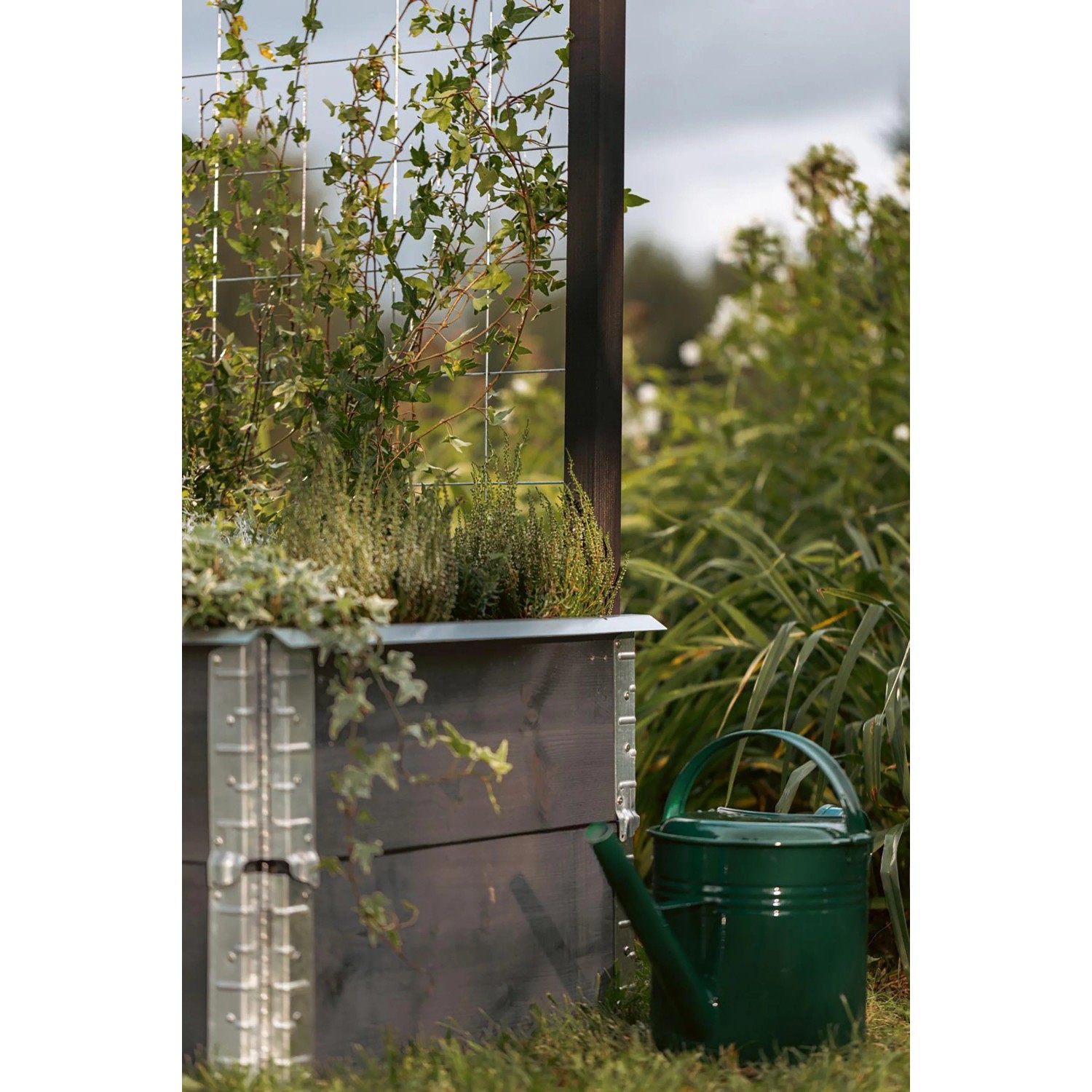 Upyard Hochbeet aus Holz 120 cm x 80 cm Anthrazit_3