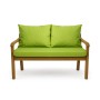 Setgarden Bankkissen-Set Lemon für 2-Sitzer Gartenbank, bestehend aus Sitz- und Rückenkissen.