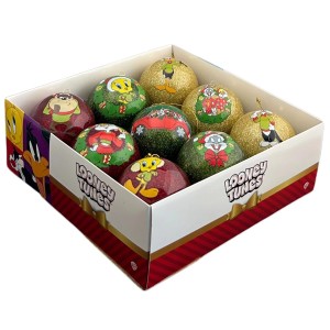 Looney Tunes Weihnachtskugel-Set 9-teilig Ø 8,3 cm
