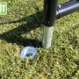 Detailaufnahme des Verankerungssystems für das EXIT Coppa Fußballtor.