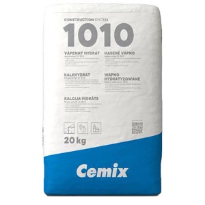 Sack Cemix Kalkhydrat 1010 Bindemittel, 20 kg, für Trockenmörtel.