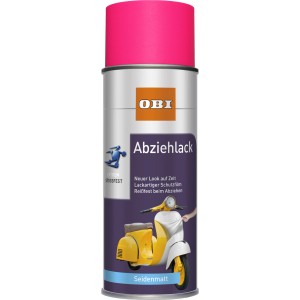OBI Abziehlack Neonpink seidenmatt 400 ml