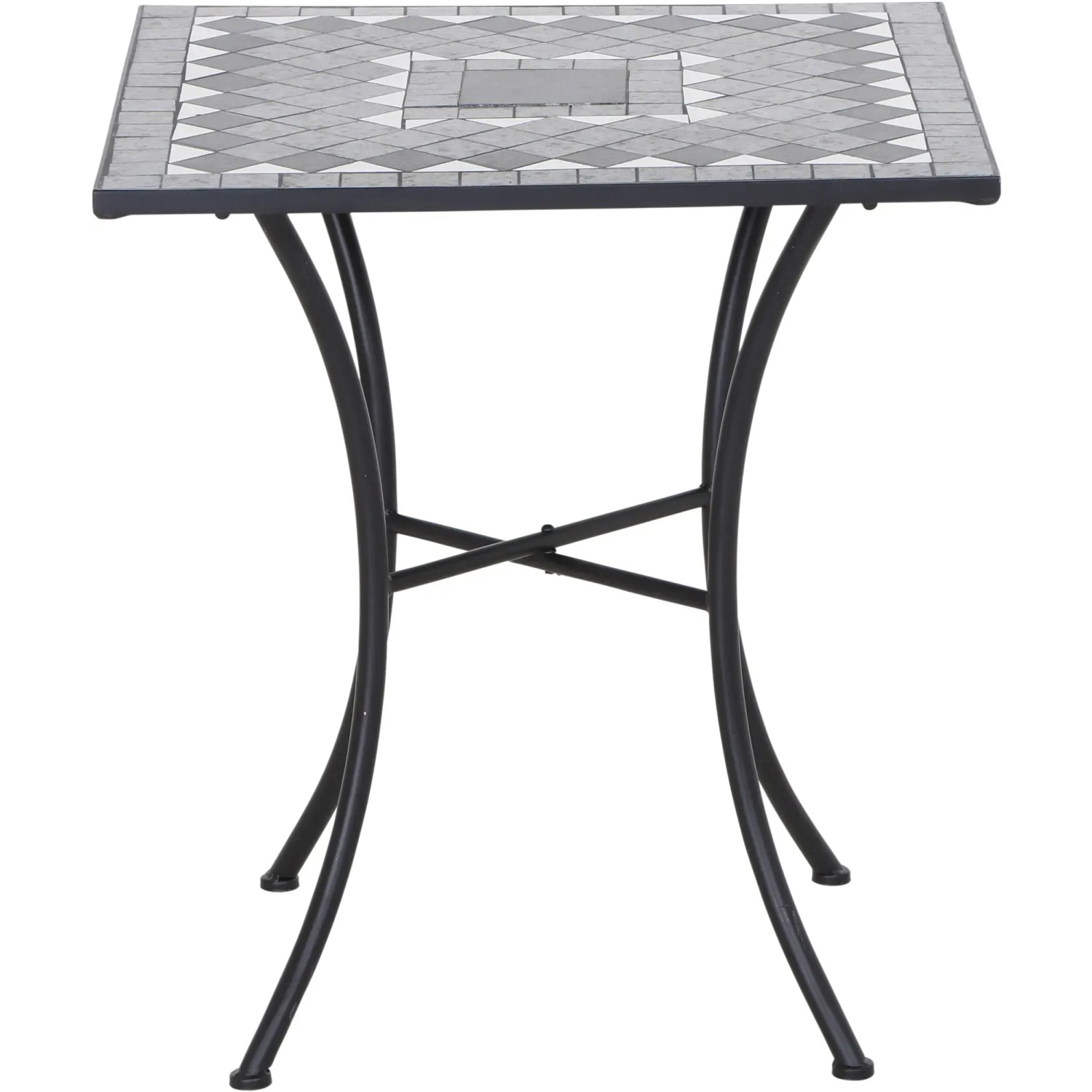 Siena Garden Gartentisch Como Quadratisch Grau 60 cm x 60 cm kaufen bei OBI