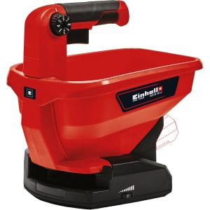Einhell GE-US 18 Li-Solo Universalstreuer (rot/schwarz) für Dünger, Saatgut & Streusalz.