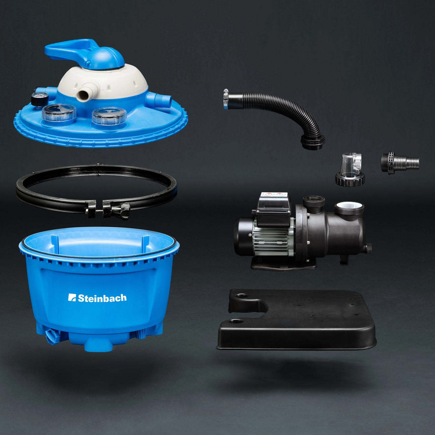 Steinbach Sandfilteranlage Speed Clean Comfort 50 Einzelteile für Pools bis 33 m³