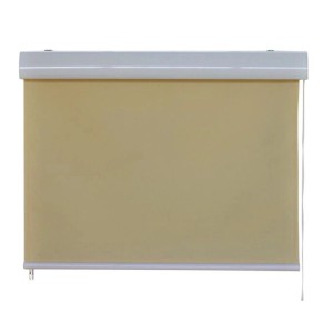 Jet-Line Vertikalmarkise Kassettenrollo Außenrollo Beige Sonnenschutz Sichtschutz 140 x 230 cm