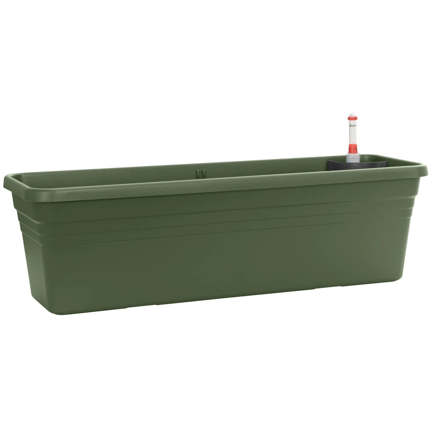 Florus Blumenkasten Mediterran mit Bewsserung 100 cm x 19,5 cm x 17 cm Grn  kaufen bei OBI