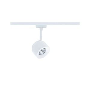 Paulmann LED-Schienenspot Pane, signalweiß, für URail-Schienensysteme, warmweißes Licht.