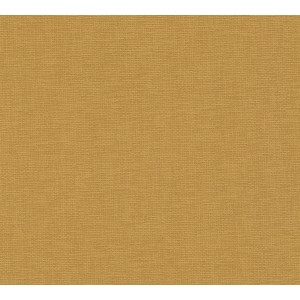 Strukturierte, matte, gelbe Vliestapete Uni von FSC® für Wandgestaltung.