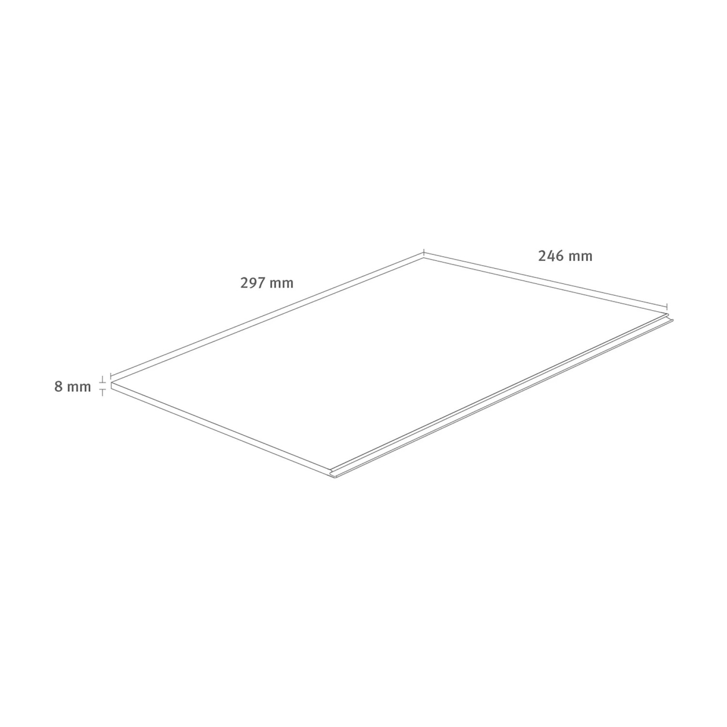 Egger Laminatmuster NatureSense Aqua EL2156 Loja 297 mm x 246 mm Eiche Grau_2