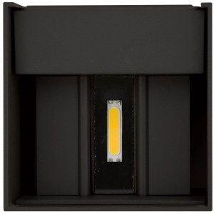 E2 Elektro Qube Up-Down CCT Außenwandleuchte aus Edelstahl, 10x10x10 cm.