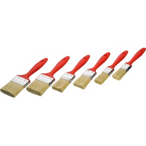 Flachpinsel-Set 6-teilig
