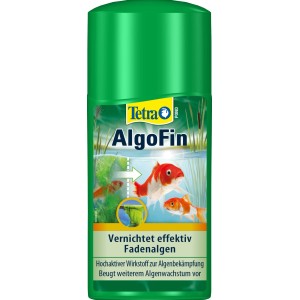 Tetra Pond AlgoFin Algenmittel, 250ml Flasche zur Teichpflege und Algenbekämpfung.