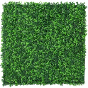 Jangal Wandpaneel Modular Wall Mixed Green Design Grass, 52x52cm, grüne Wanddekoration.