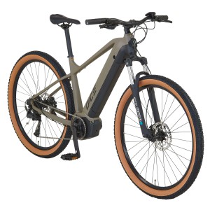 Prophete E-Bike MTB Dice 3.0 in Grau-Schwarz Matt mit 29 Zoll Reifen.
