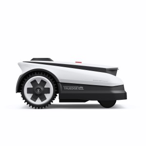 Ecovacs Goat A1600 RTK Mähroboter, kabellos, Seitenansicht. Ideal für Gärten bis 1600 m².