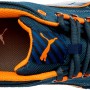 Puma Safety Crosstwist Low S3 Arbeitsschuh, blau-orange, Größe 43, von oben.