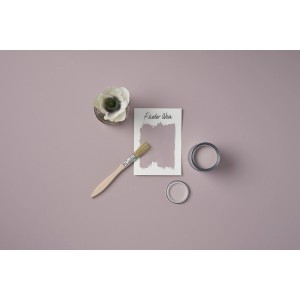Rust-Oleum Kreidefarbe Möbellack Fliederwein, 125ml, mit Pinsel und Farbmuster.