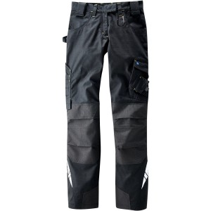 Schwarze Scheibler Damen-Bundhose Professional Gr. 40 mit Cordura-Verstärkung und Reflektoren.
