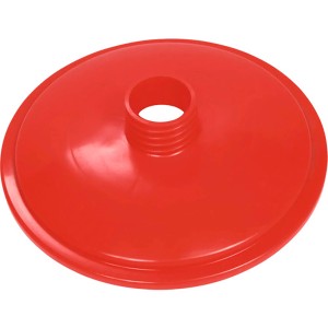 Roter Ersatzdeckel aus Kunststoff für Comfort Getränkefässer (60-150 l).